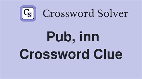 crossword inn|inn crossword clue 6 letters.